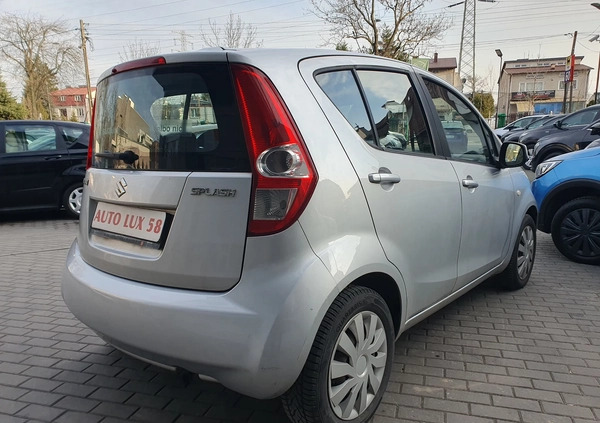 Suzuki Splash cena 16900 przebieg: 100045, rok produkcji 2008 z Warszawa małe 232